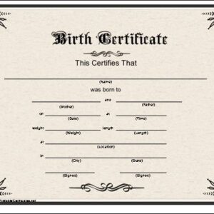 Buy Real Birth Certificates