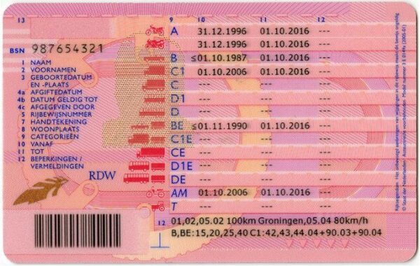 Buy Dutch Drivers License