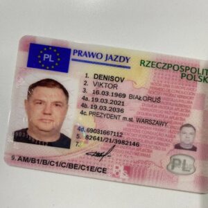 Buy Polish Driving licence