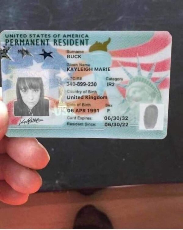 US Permanent Resident Card